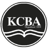 KCBA logo, Organized 1858