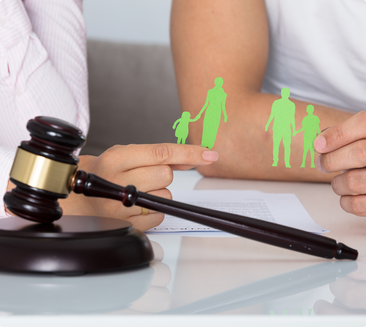 Child custody battle, family law